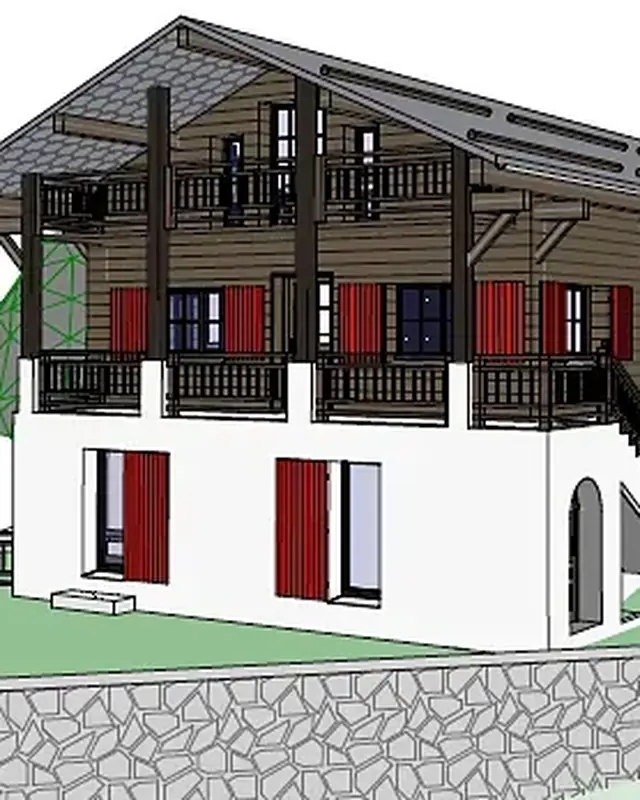 Alpine chalet remodelling